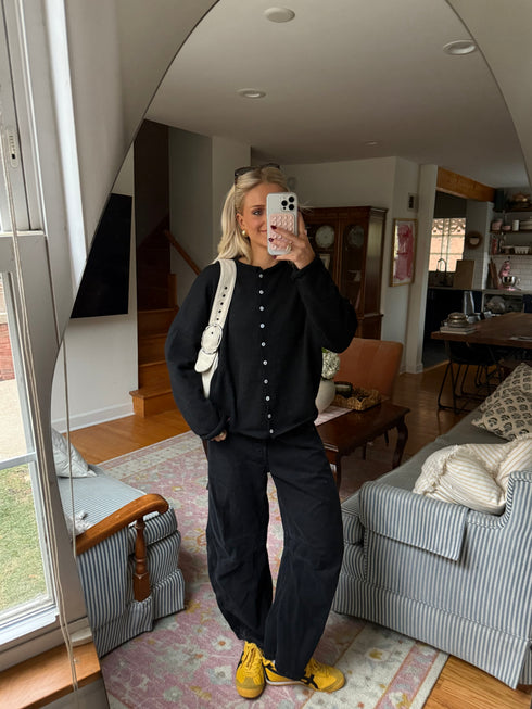 Coco Cutie Cardigan // Black